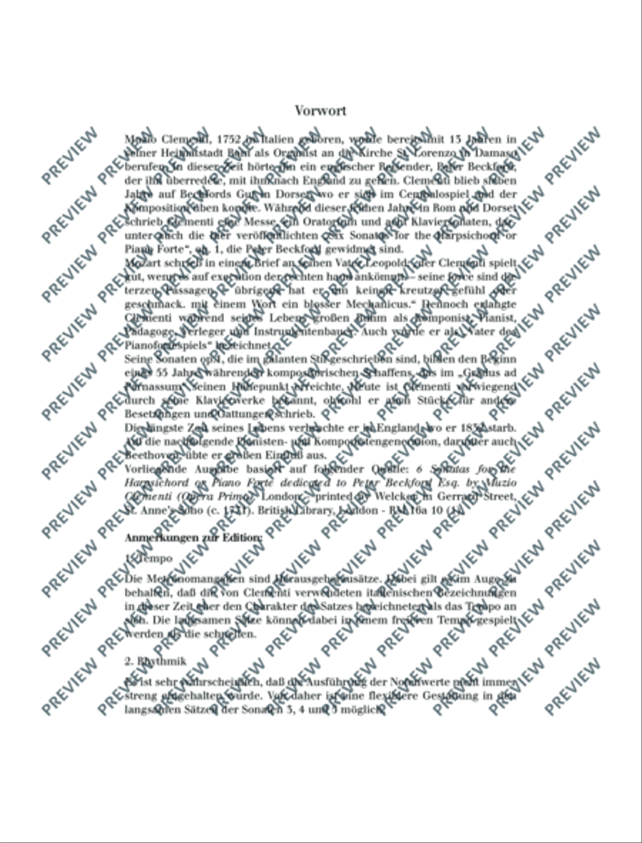 Six Sonatas Six Sonatas Piano Solo scores gallery preview page 4