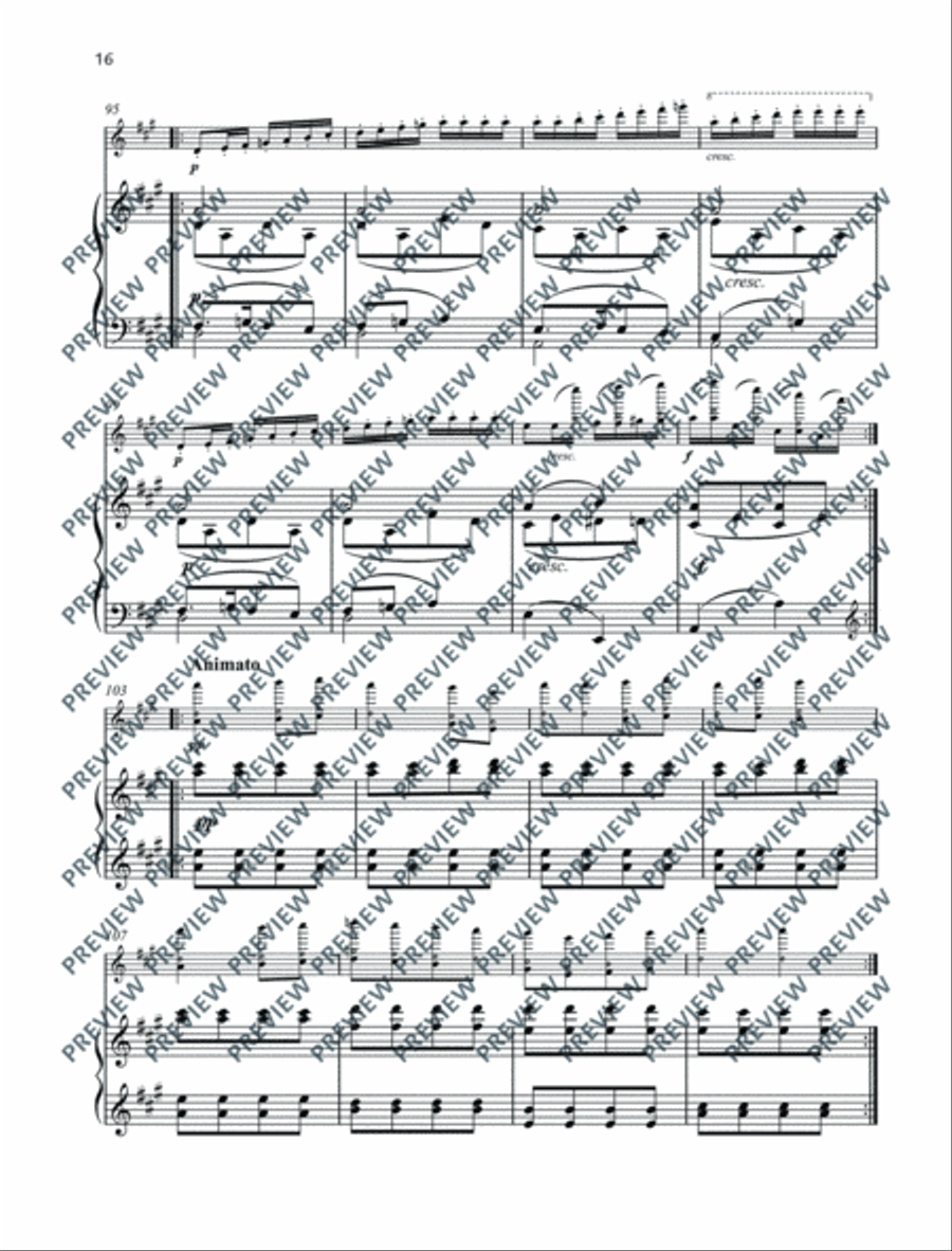 Henri Vieuxtemps Repertoire Violin Solo scores gallery preview page 17