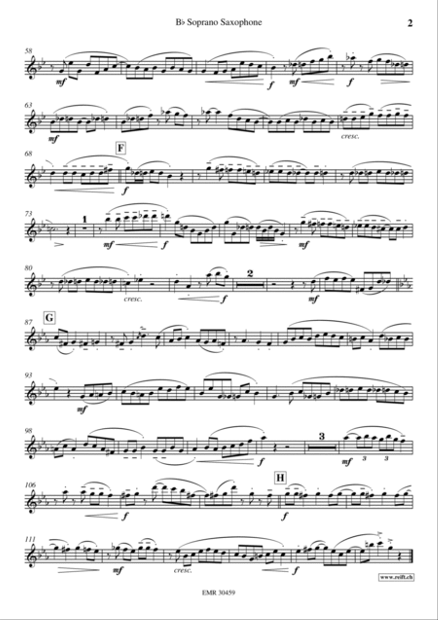 The Crave The Crave Soprano Saxophone scores gallery preview page 3