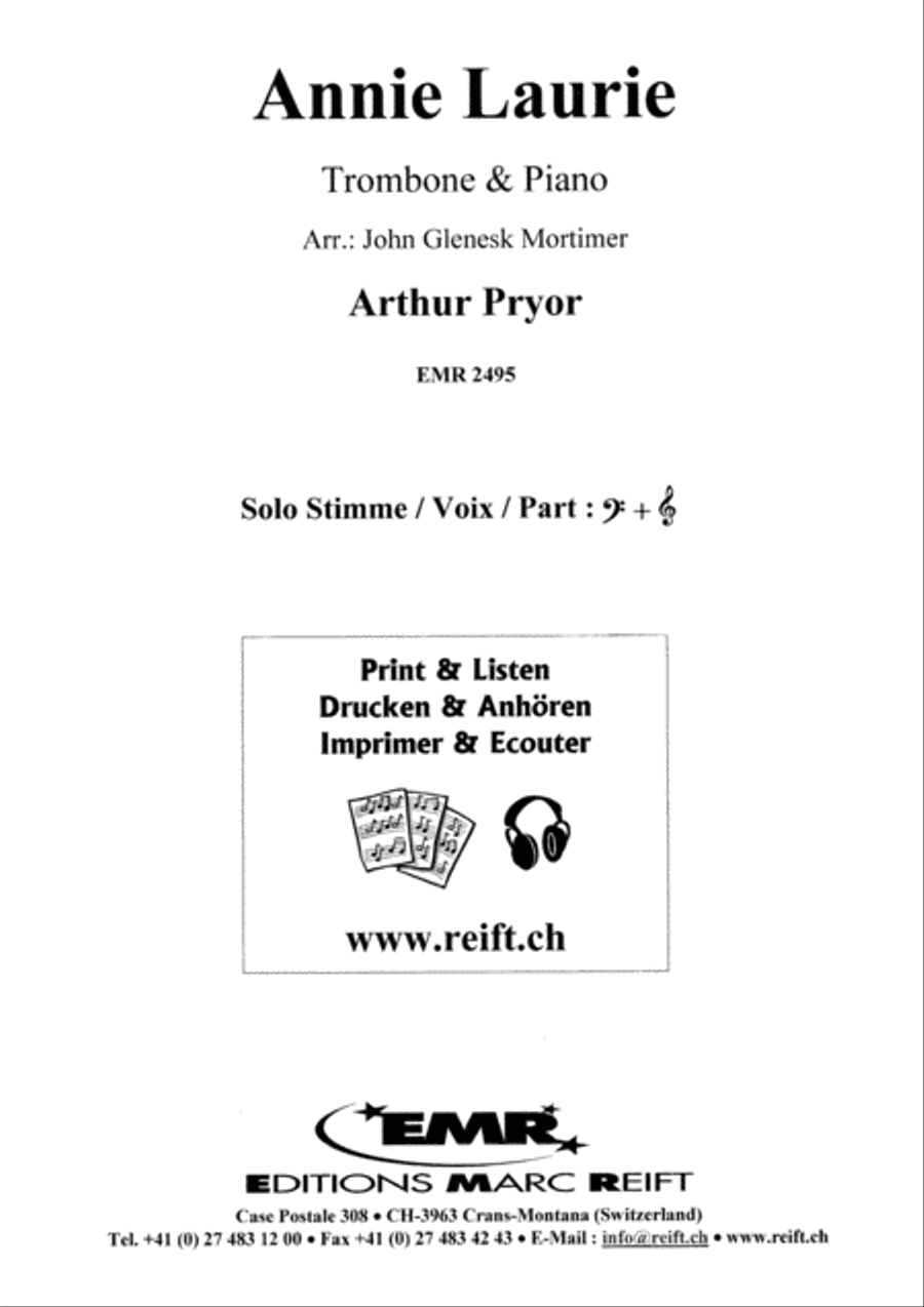 Annie Laurie Annie Laurie Piano Accompaniment scores gallery preview page 2