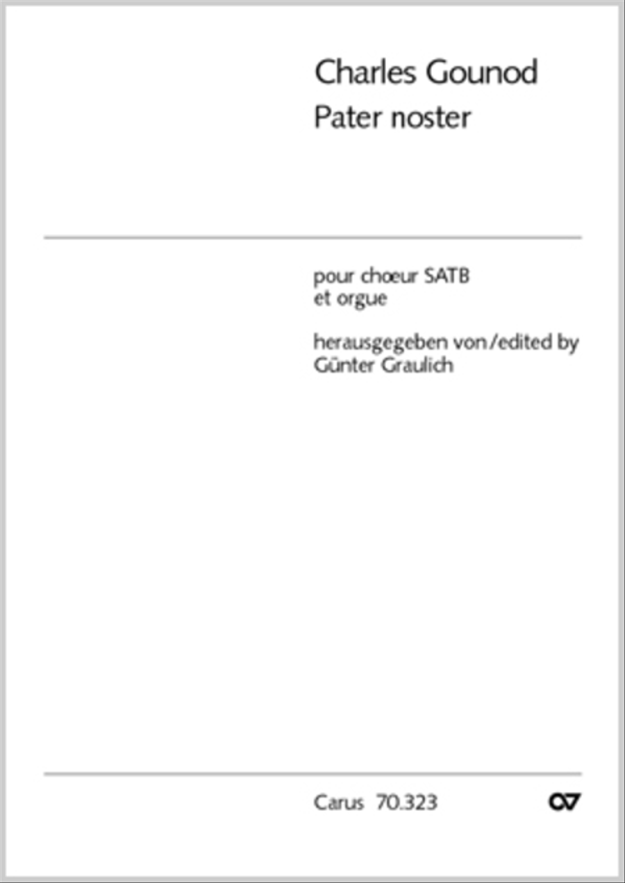 Pater noster Pater noster 4-Part scores gallery preview page 1