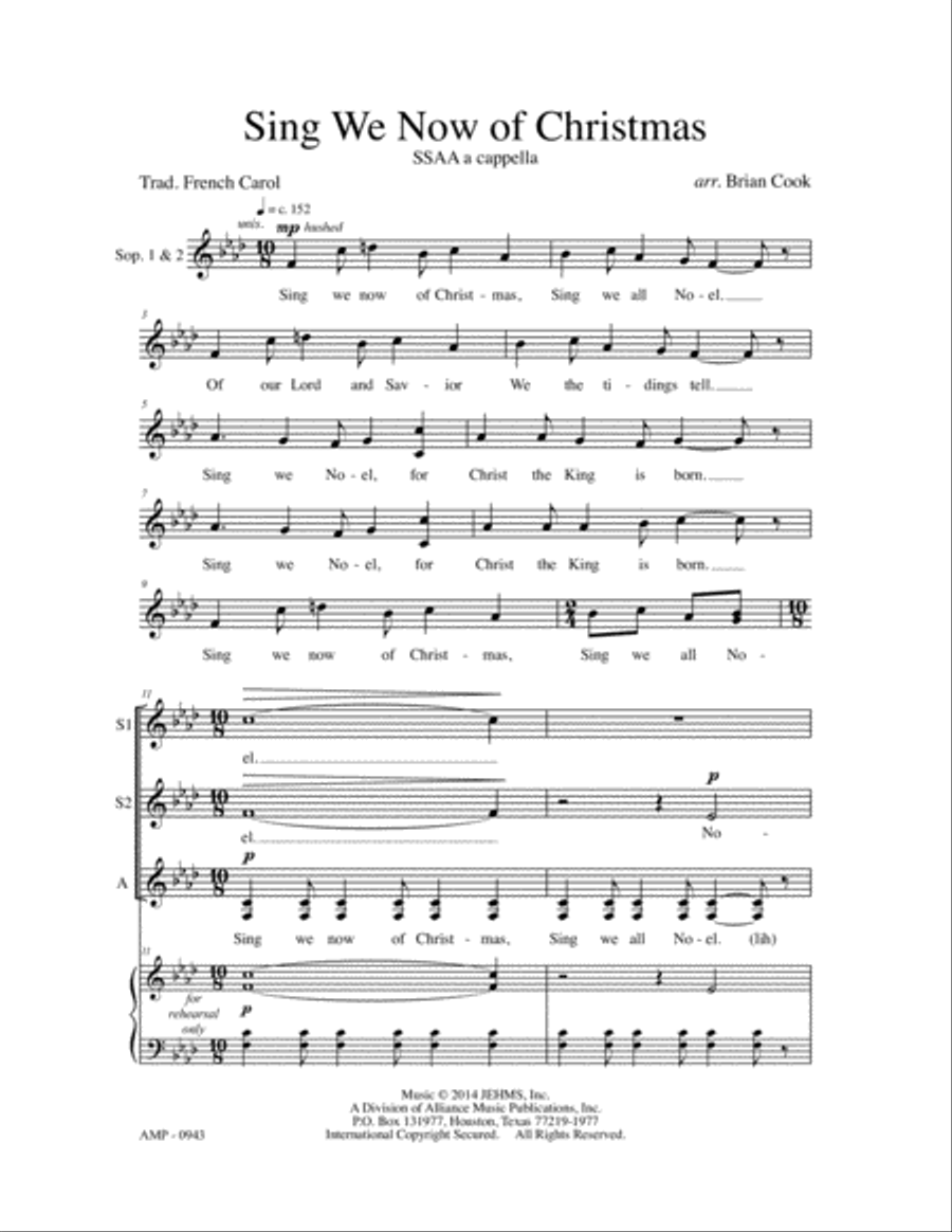 Sing We Now of Christmas Sing We Now of Christmas SSAA scores gallery preview page 2