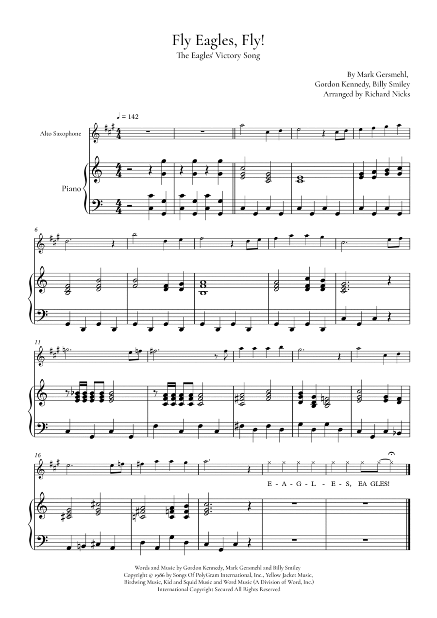 Fly Eagle Fly Fly Eagle Fly Chamber Music scores gallery preview page 1