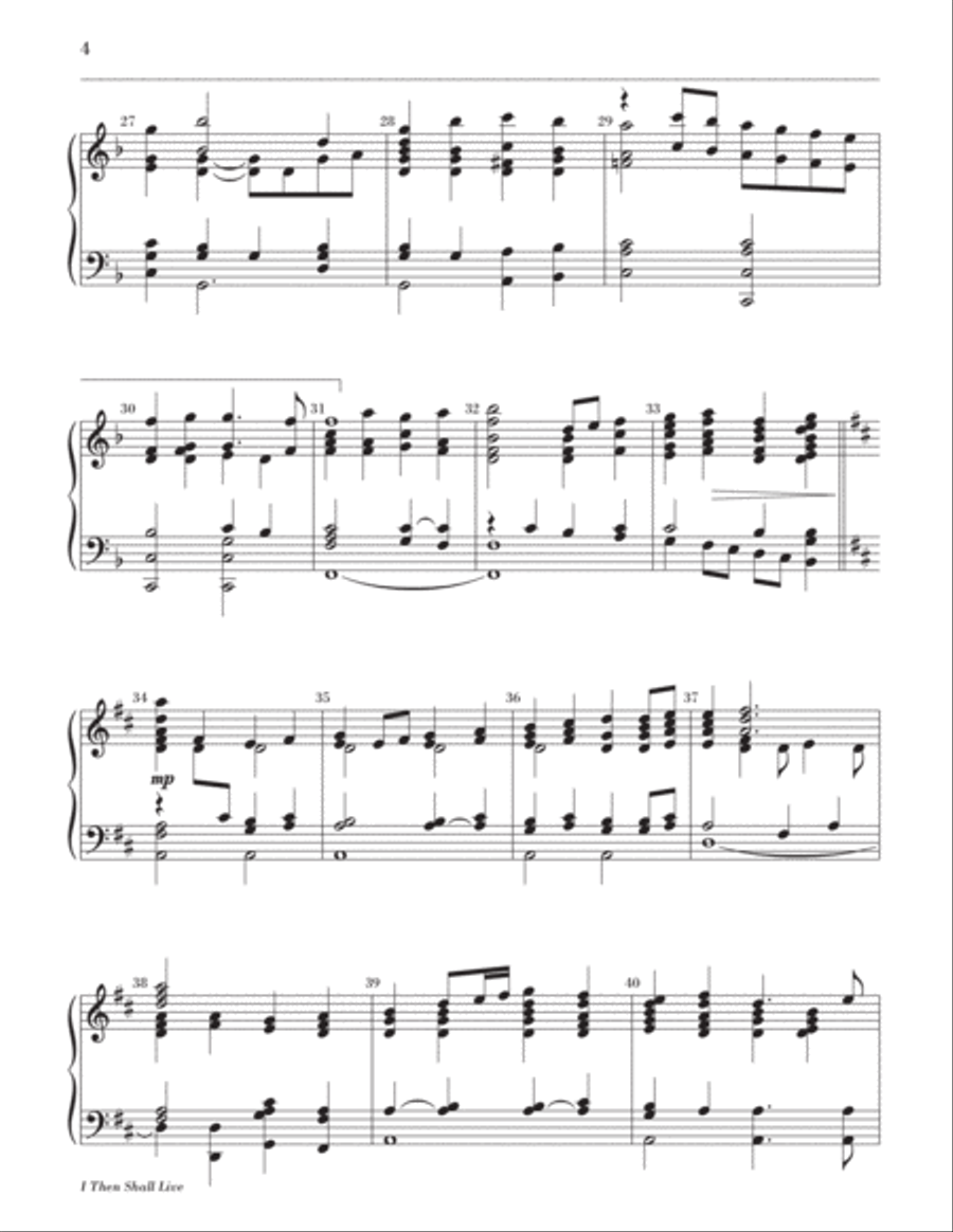 I Then Shall Live 5-Octaves scores gallery preview page 5