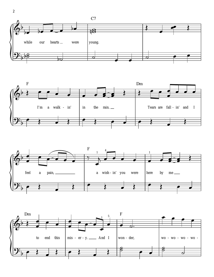 Runaway Easy Piano scores gallery preview page 2