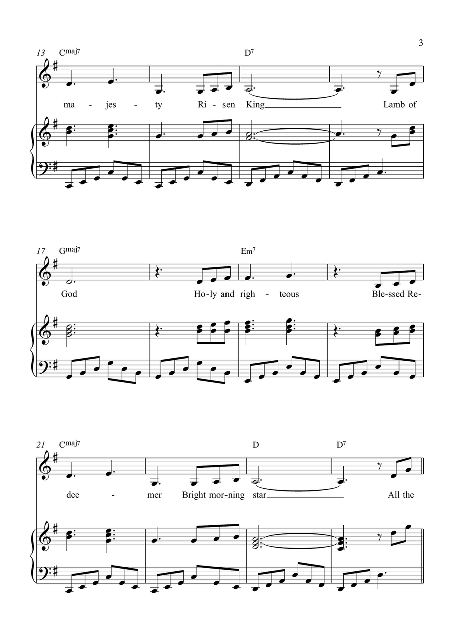 Beautiful Savior Beautiful Savior SA scores gallery preview page 3