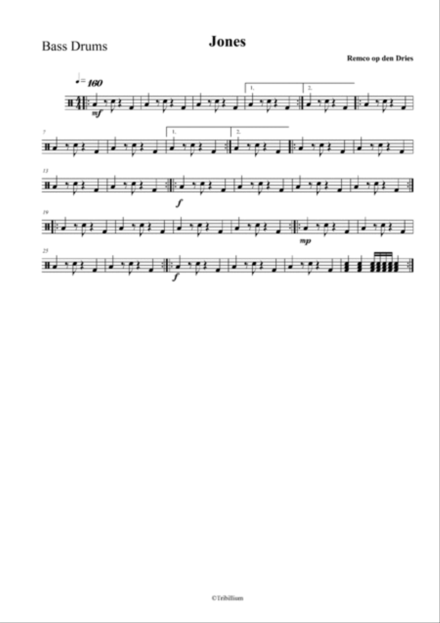 Jones Drum Set scores gallery preview page 6