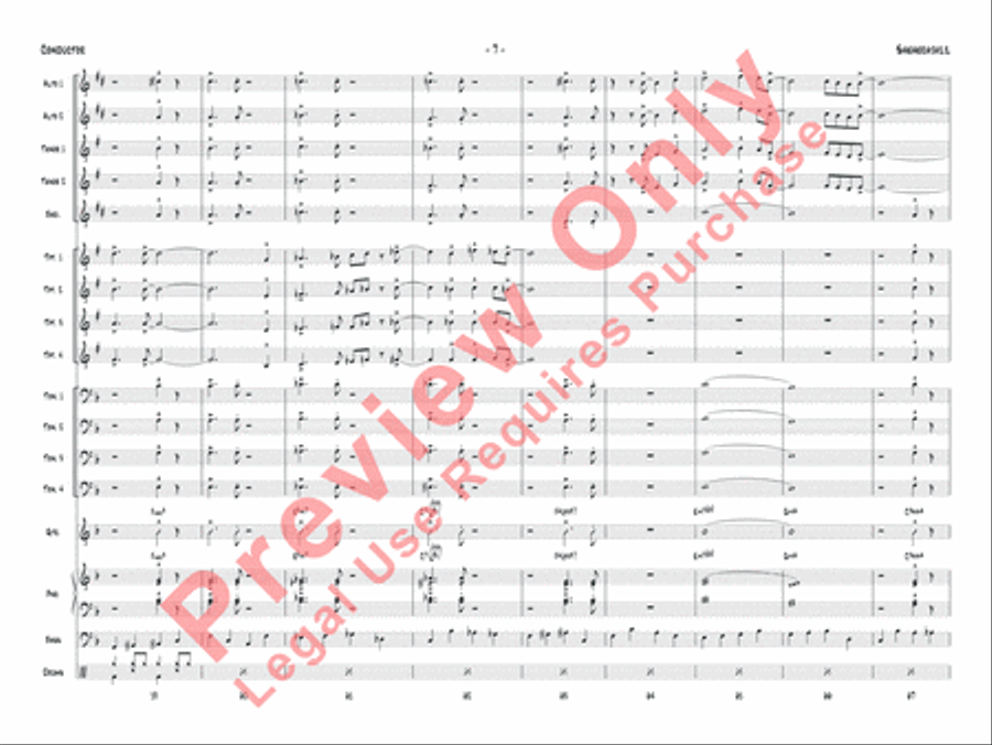 Sheherajazz Jazz Ensemble scores gallery preview page 10