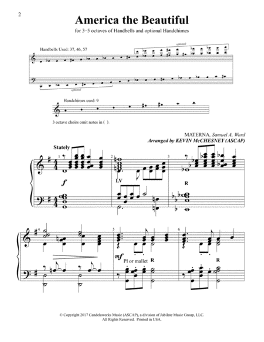Bells & Chimes for Special Times Handbell Choir scores gallery preview page 42