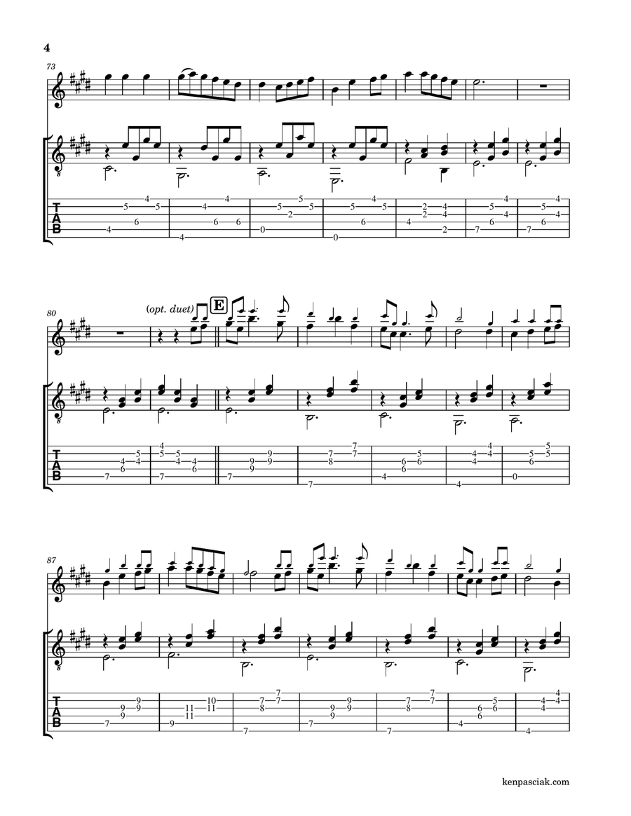 Itsumo Nandodemo (always With Me) Flute scores gallery preview page 6