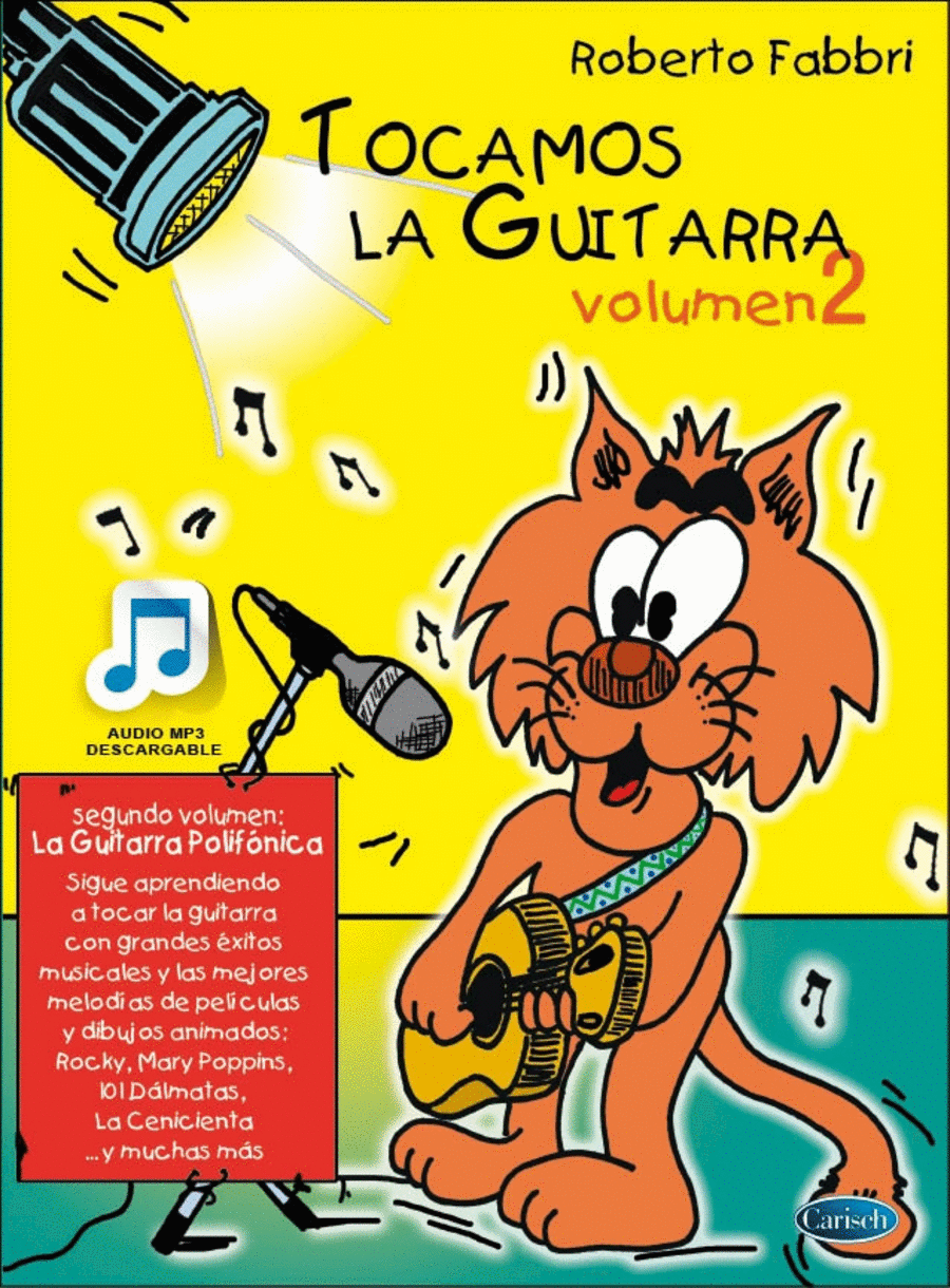Fabbri Roberto Tocamos La Guitarra Volume 2 Guitar Book/cd Spanish