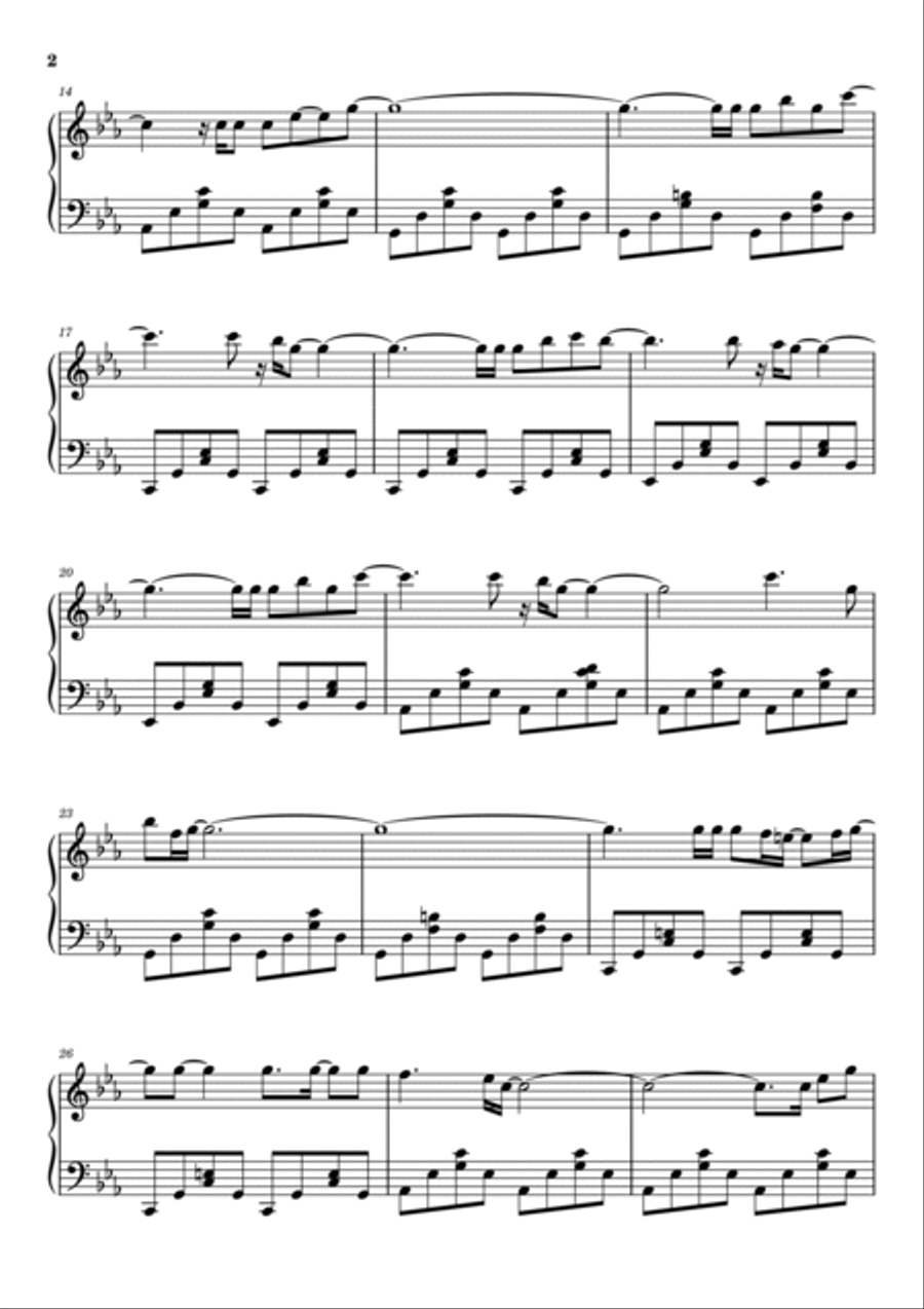 Crazy Piano Solo scores gallery preview page 2