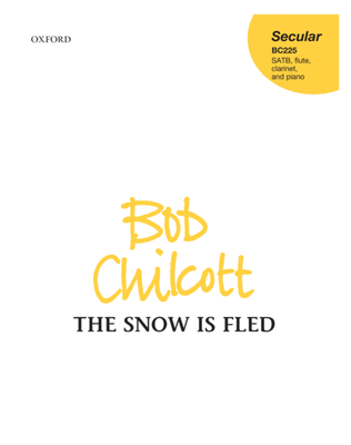 Book cover for The snow is fled