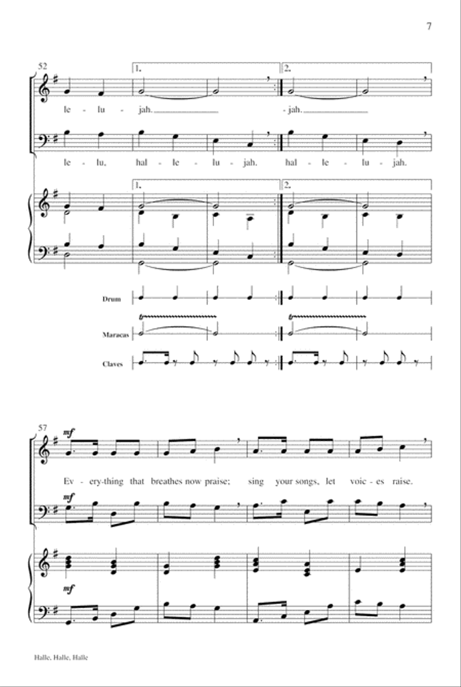 Halle, Halle 4-Part scores gallery preview page 8
