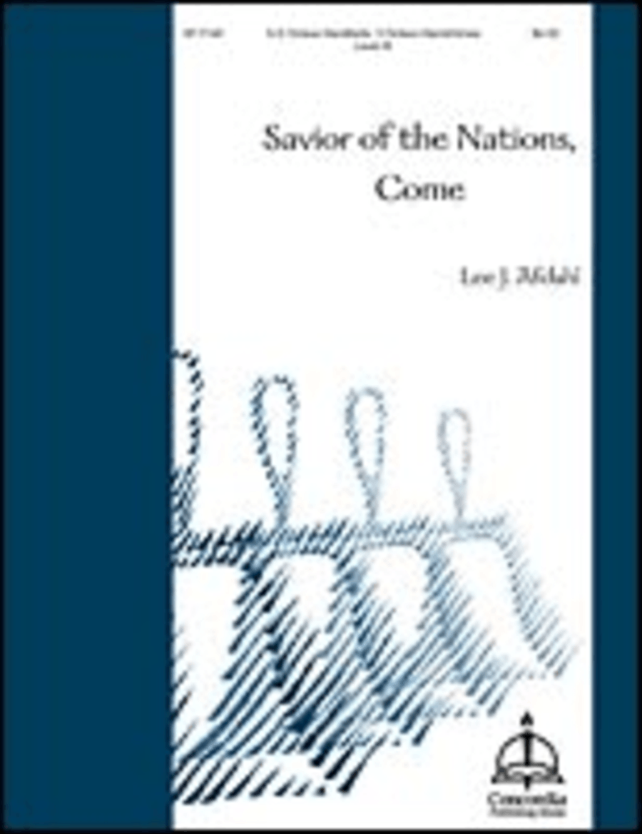 Savior of the Nations, Come (Afdahl) Handbell Choir scores gallery preview page 1