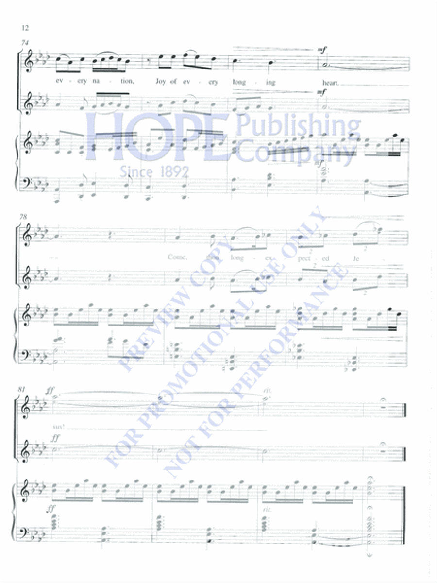 Vocal Duets for Christmas (2 Medium Voices) Medium Voice scores gallery preview page 13