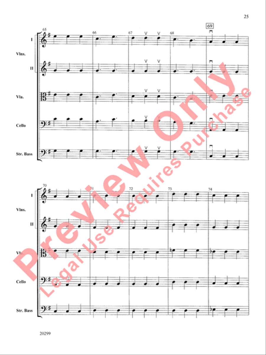 Pictures at an Exhibition, Selections from String Orchestra scores gallery preview page 26