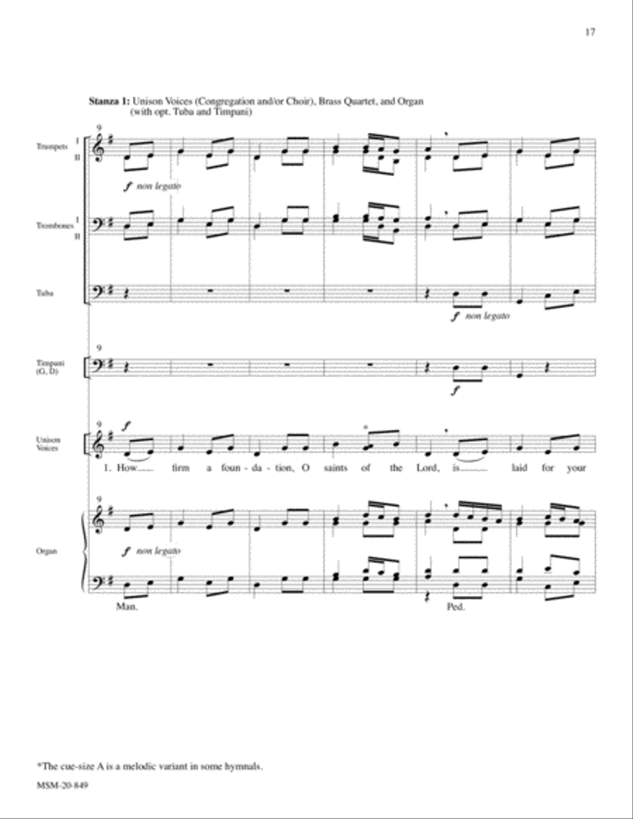 Festive Hymn Settings, Set 8 Hymns of Praise and Jubilation 4-Part scores gallery preview page 9
