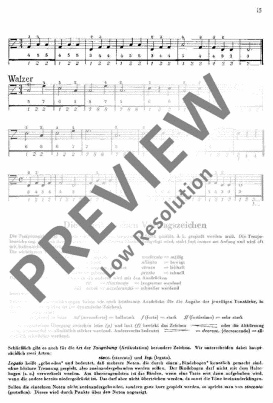 Neue Schule für die zweireihige Handharmonika Accordion scores gallery preview page 16