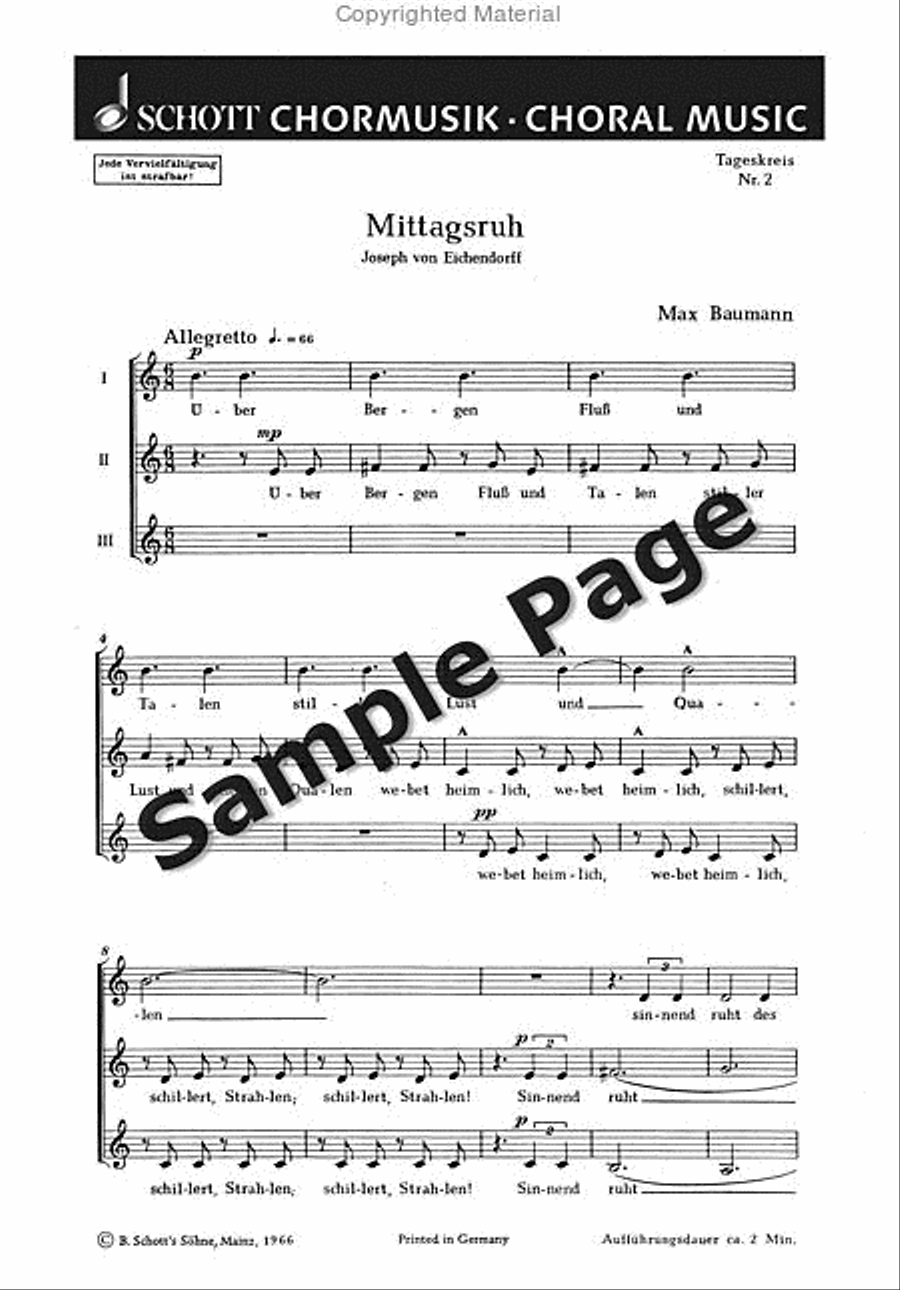 Tageskreis Women's Choir scores gallery preview page 2