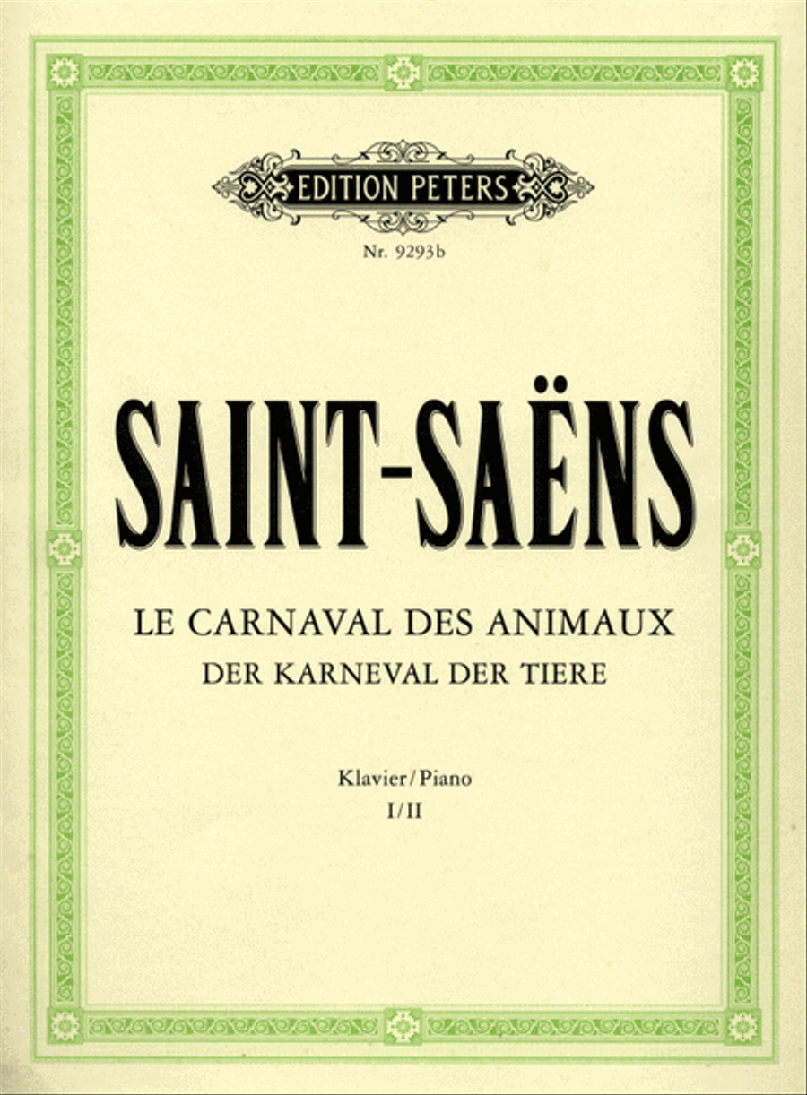 The Carnival of the Animals Piano Duet scores gallery preview page 1