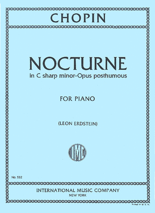 Book cover for Nocturne in C sharp minor (Opus posthumous)