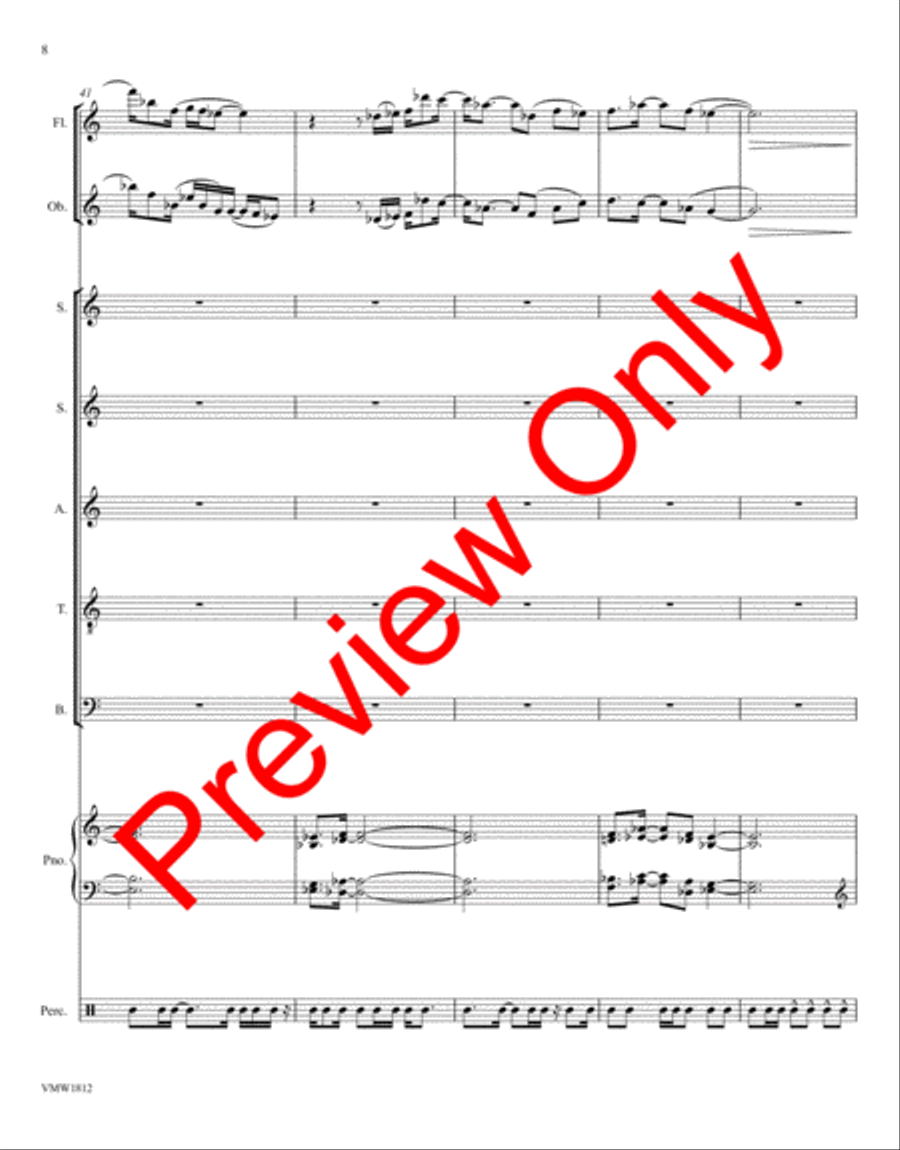 Maombi na Sifa (Prayer and Praise) 4-Part scores gallery preview page 13