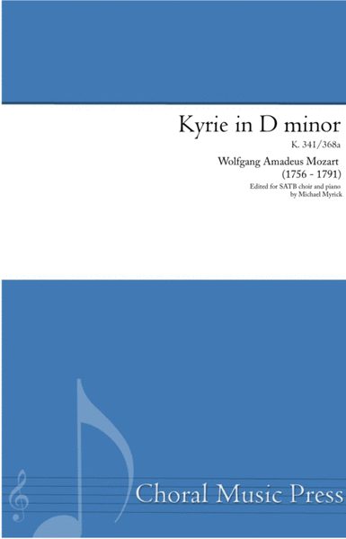 Kyrie in D minor by W.A. Mozart K341 image number null
