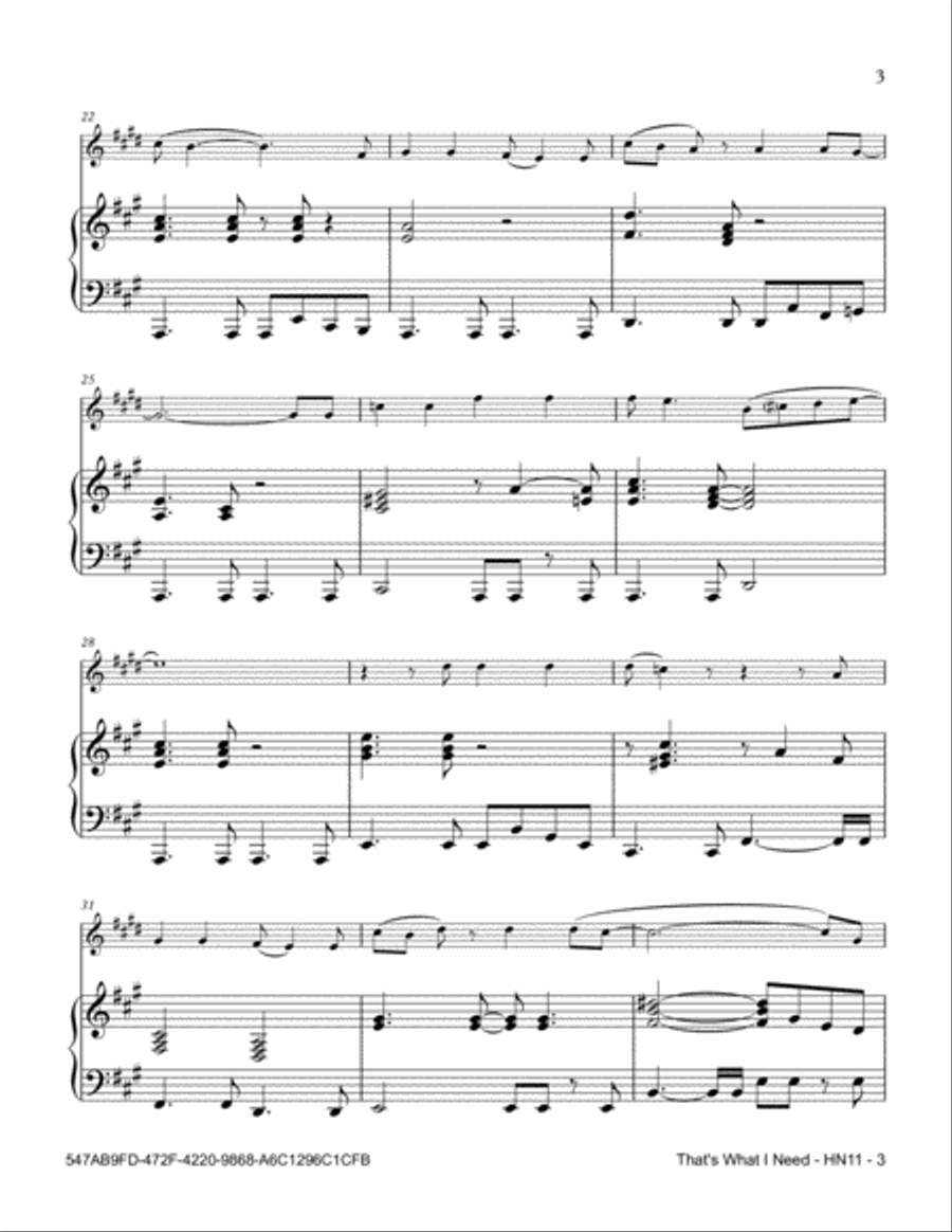 That's What I Need Horn scores gallery preview page 3