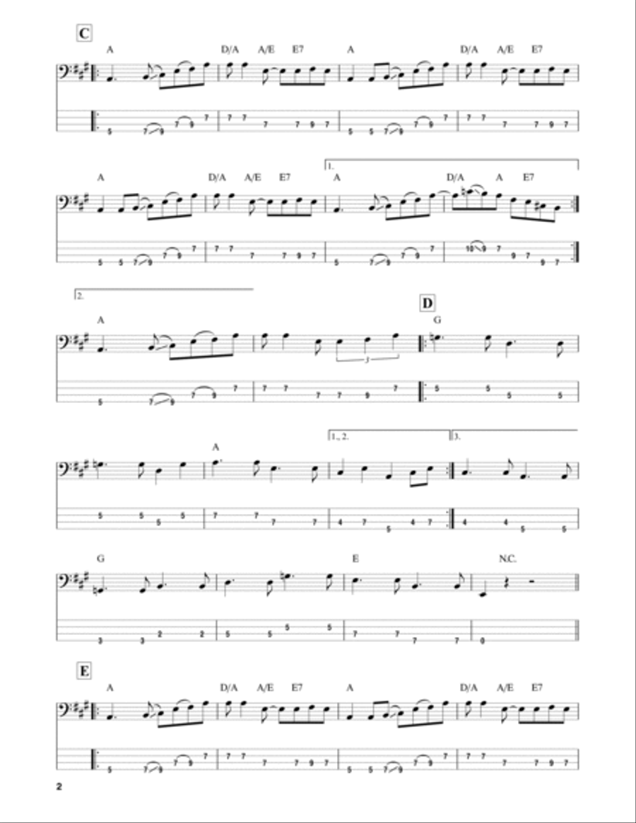 Jessica Jessica Guitar Tablature scores gallery preview page 2