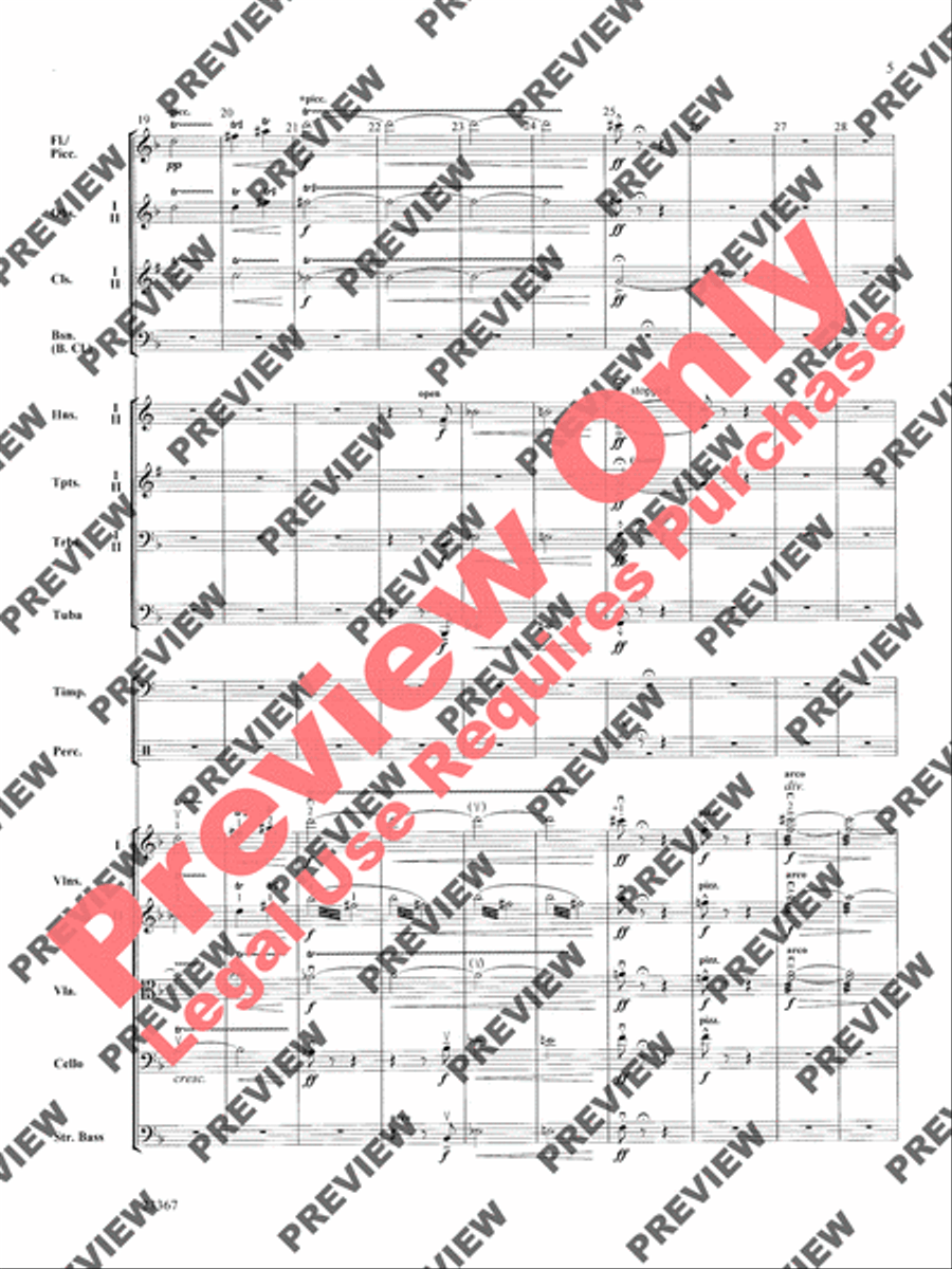 Overture to the Wasps Full Orchestra scores gallery preview page 5