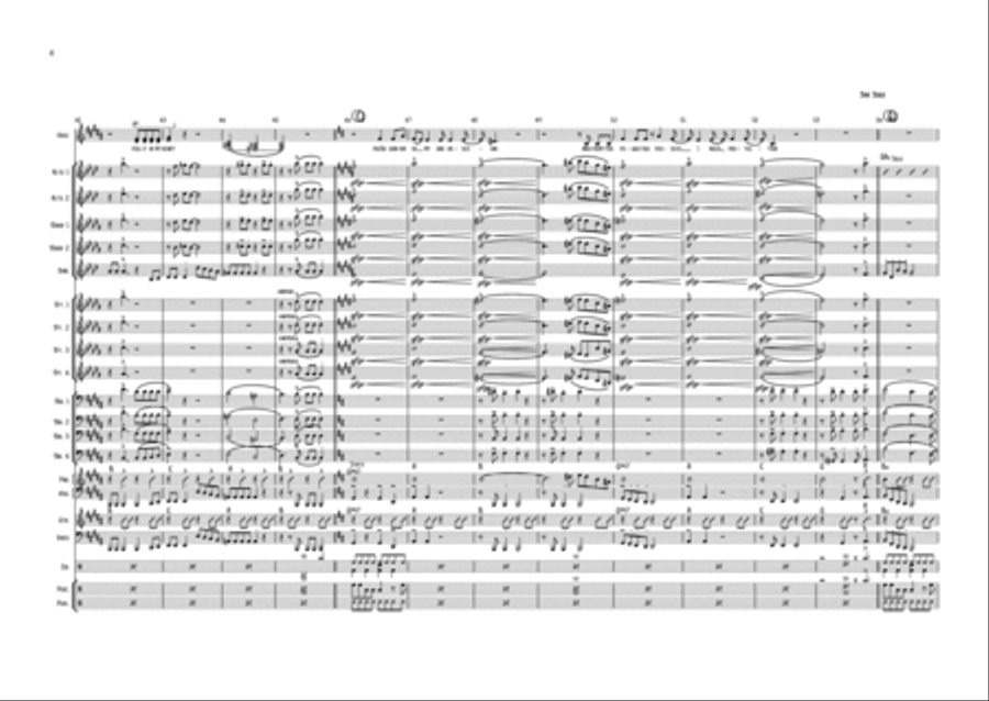 Bedroom Eyes Saxophone scores gallery preview page 4
