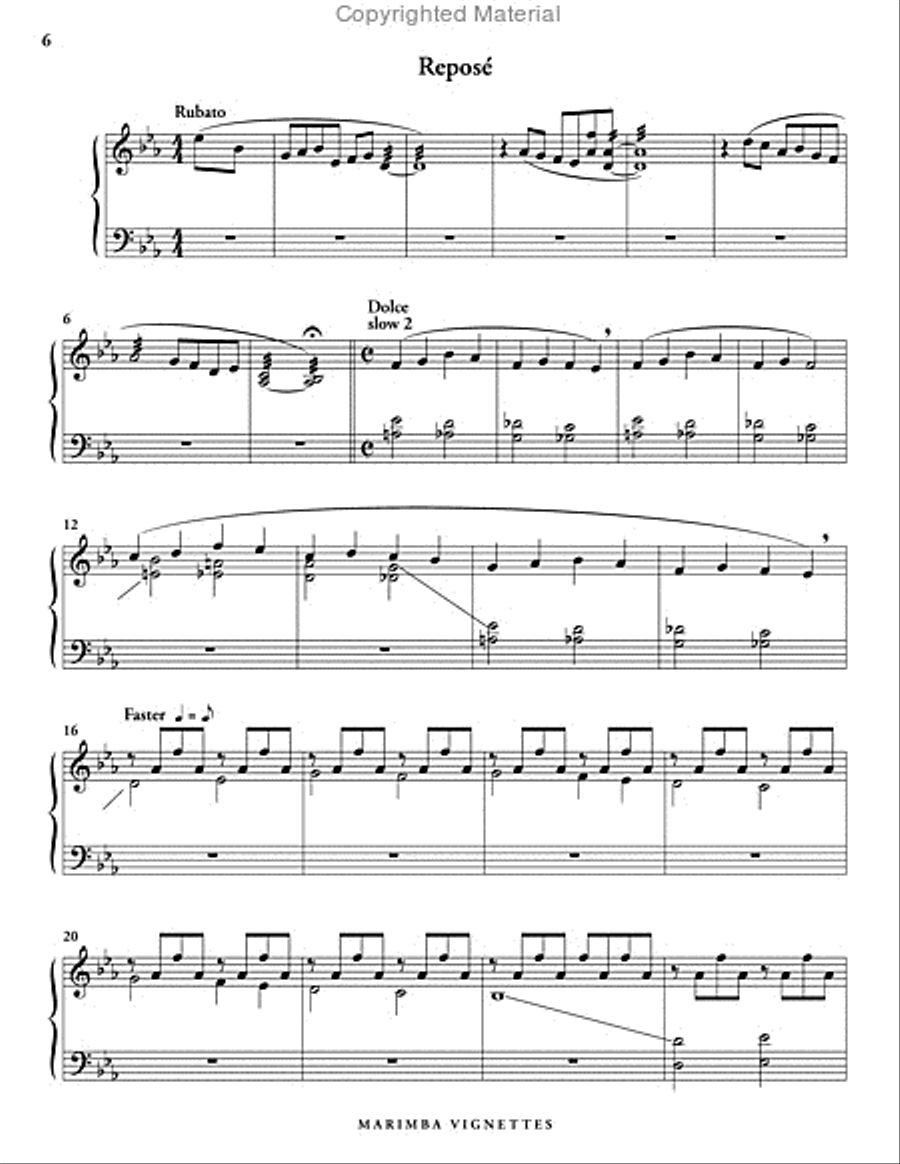 Marimba Vignettes Marimba scores gallery preview page 3