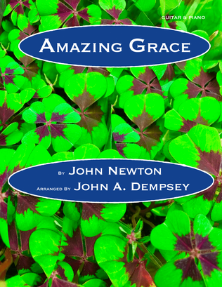 Book cover for Amazing Grace (Guitar and Piano)