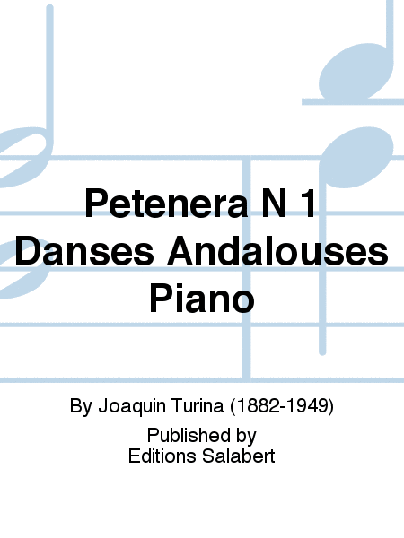 Petenera N 1 Danses Andalouses Piano