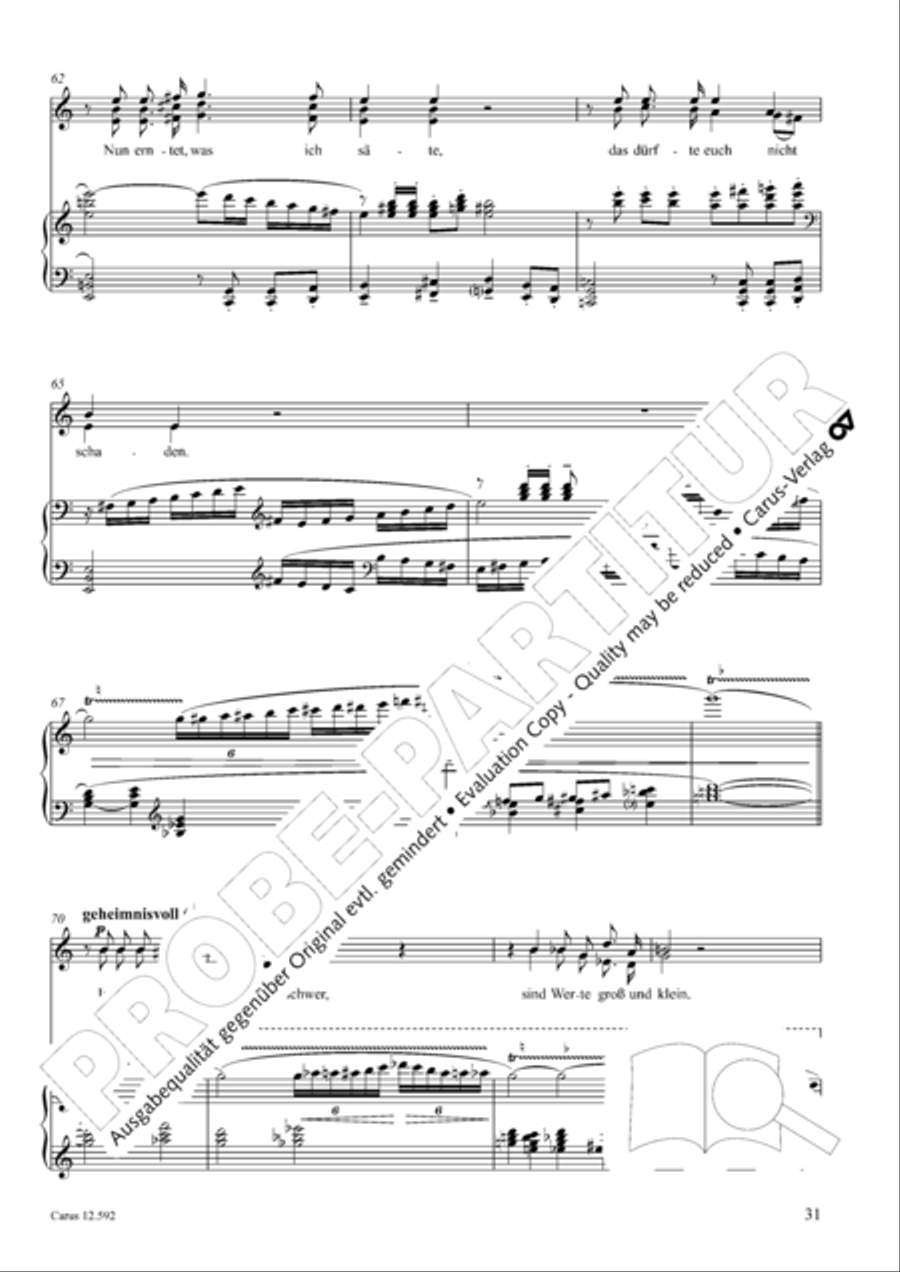 Eulenspiegeleien op. 146. Drei Eulenspiegelszenen Collection / Songbook scores gallery preview page 32