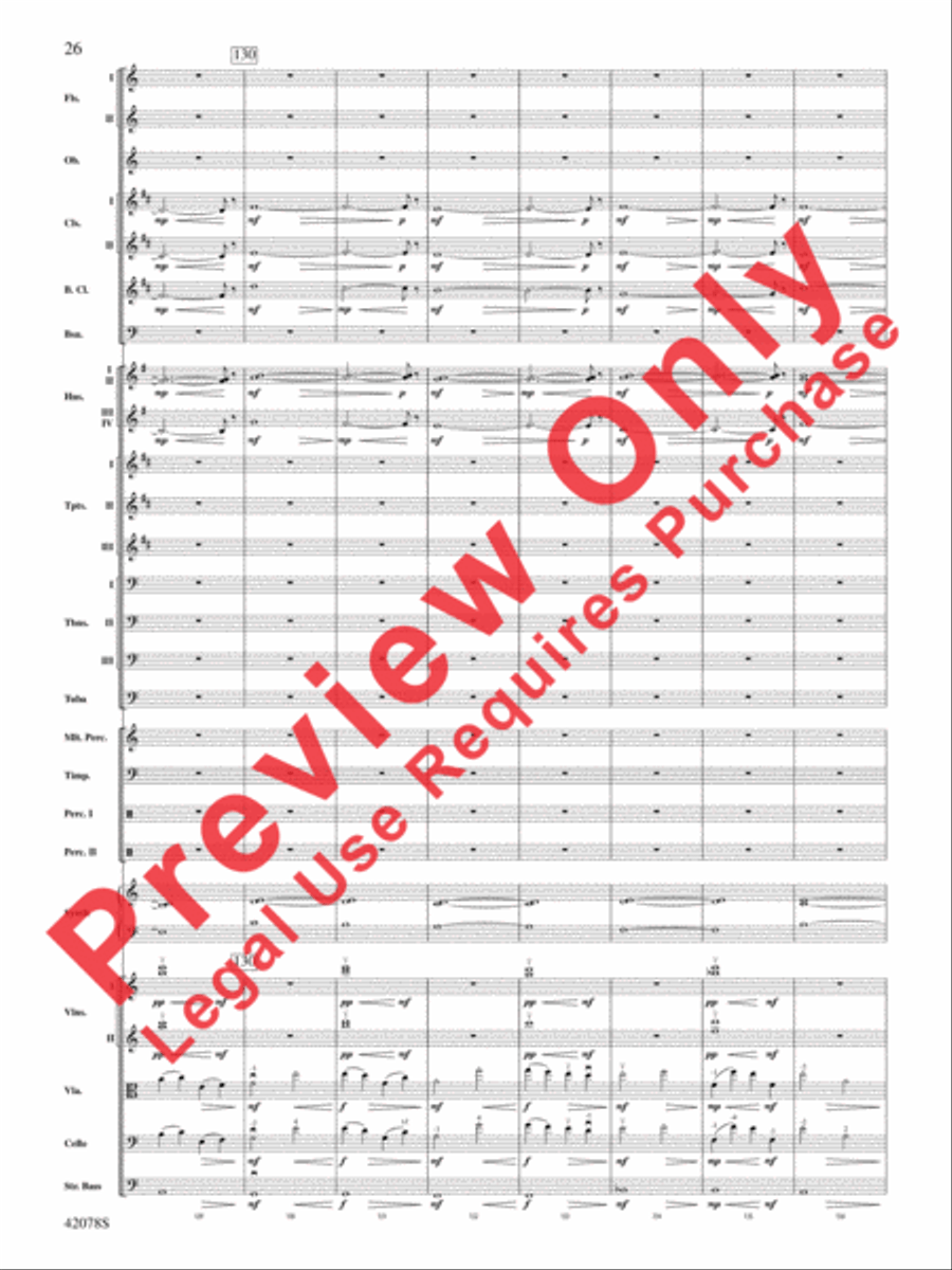 Man of Steel, Selections from Full Orchestra scores gallery preview page 27