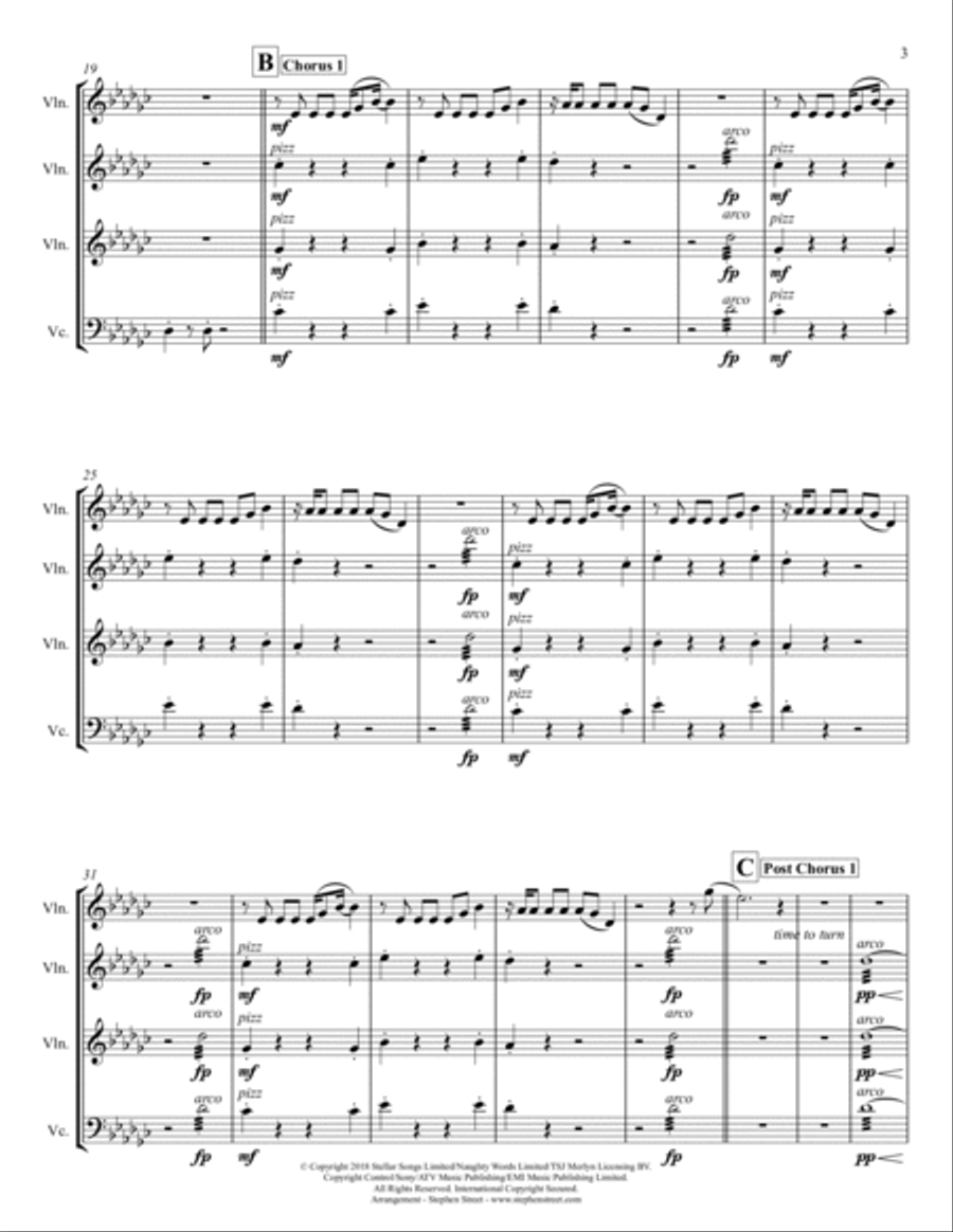 Promises String Quartet scores gallery preview page 3