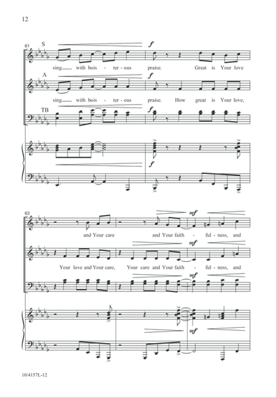 I Bring a Heart of Thanks 4-Part scores gallery preview page 13