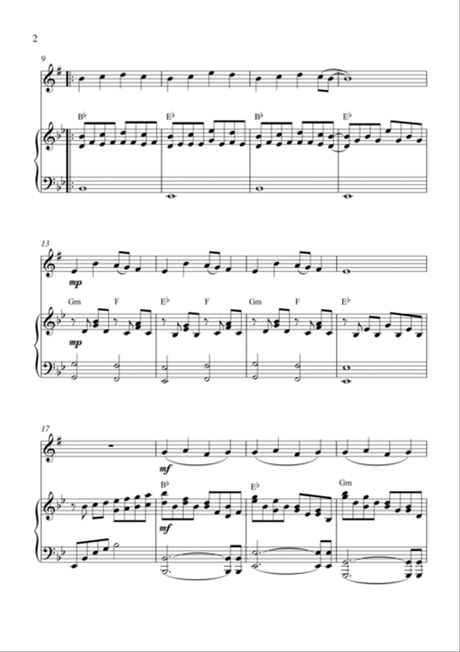 Te Prometo (falling Slowly) Alto Saxophone scores gallery preview page 2