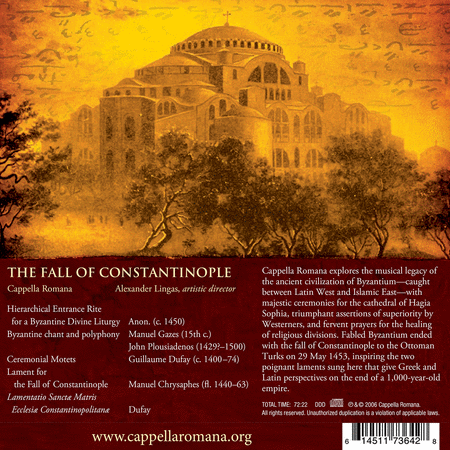 Cappella Romana: The Fall of Constantinople