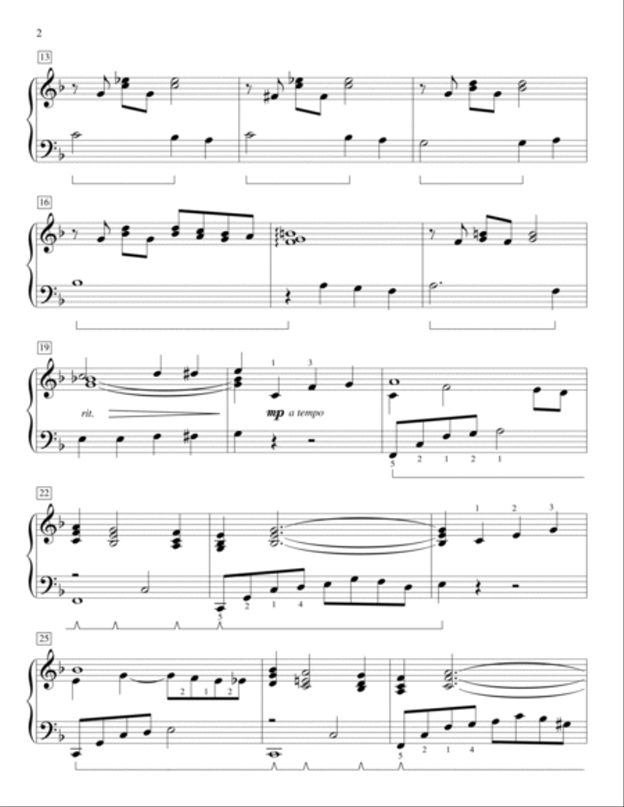 Blue Christmas Piano Method scores gallery preview page 2