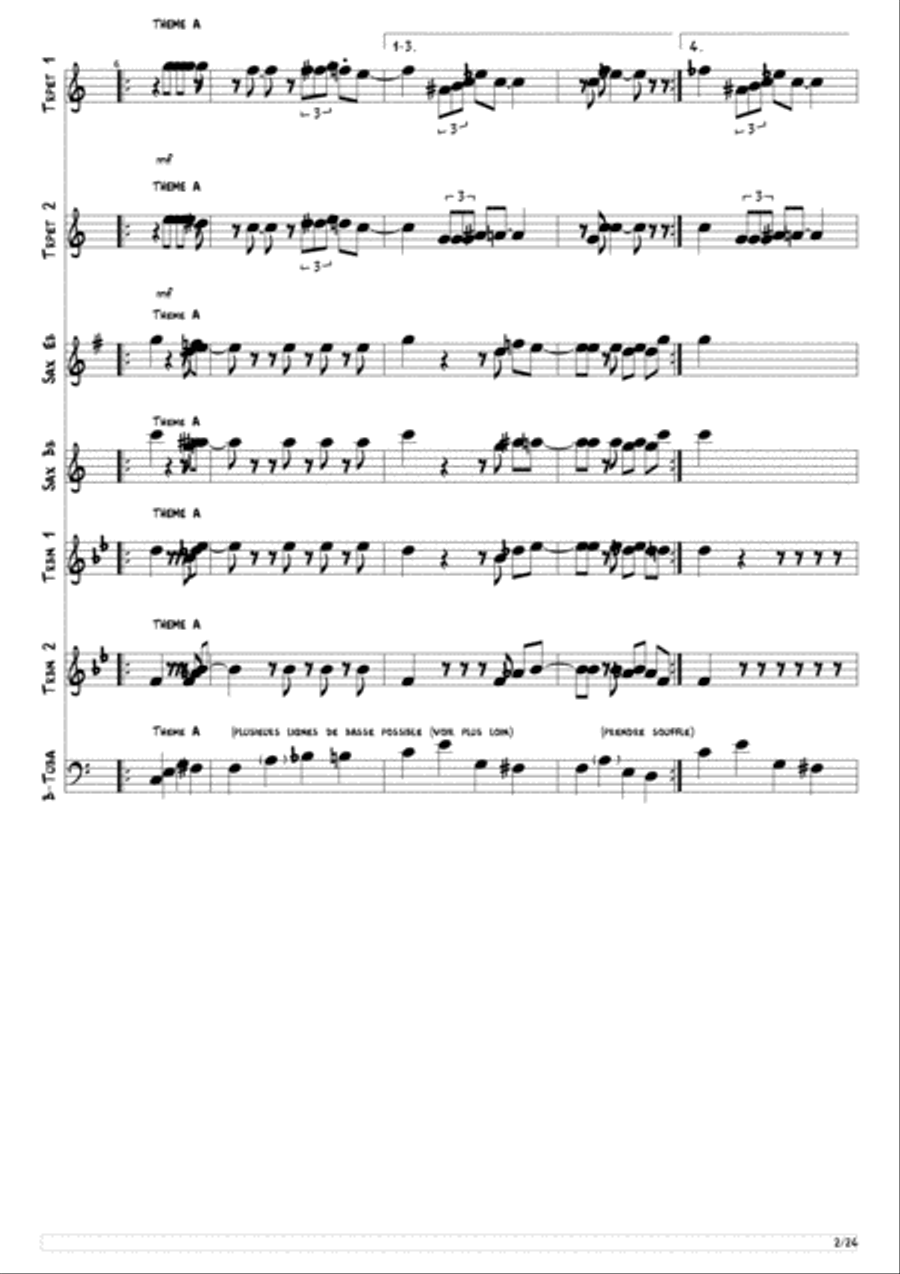 Swing Brothers Jazz Ensemble scores gallery preview page 2