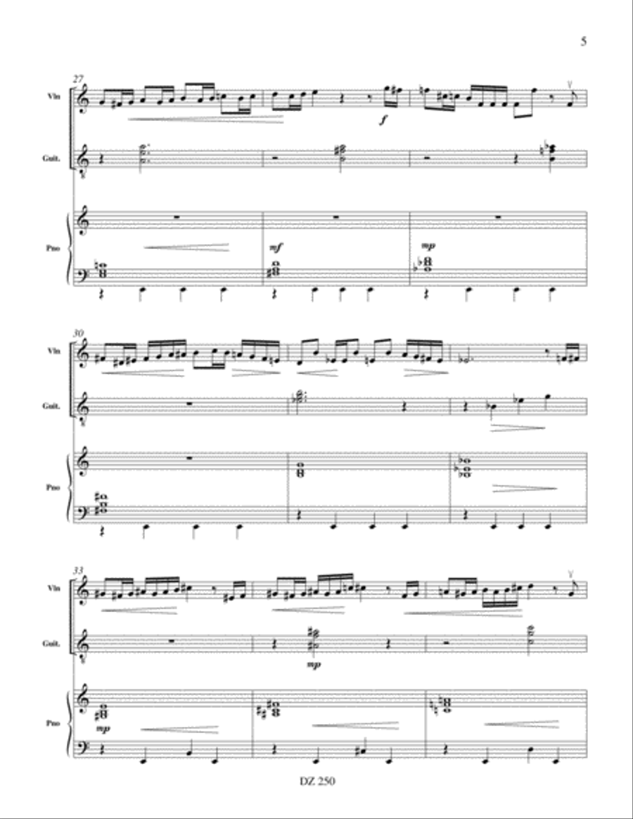 Cinq Phonies Cinq Phonies Violin scores gallery preview page 5