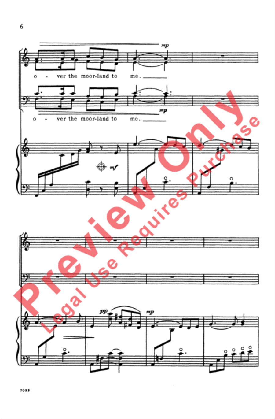 Carol from an Irish Cabin 4-Part scores gallery preview page 6