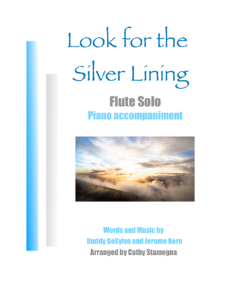 Book cover for Look for the Silver Lining (Flute Solo, Piano)