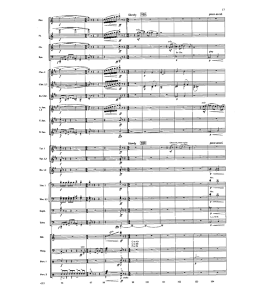 Skyscapes Skyscapes Concert Band scores gallery preview page 17