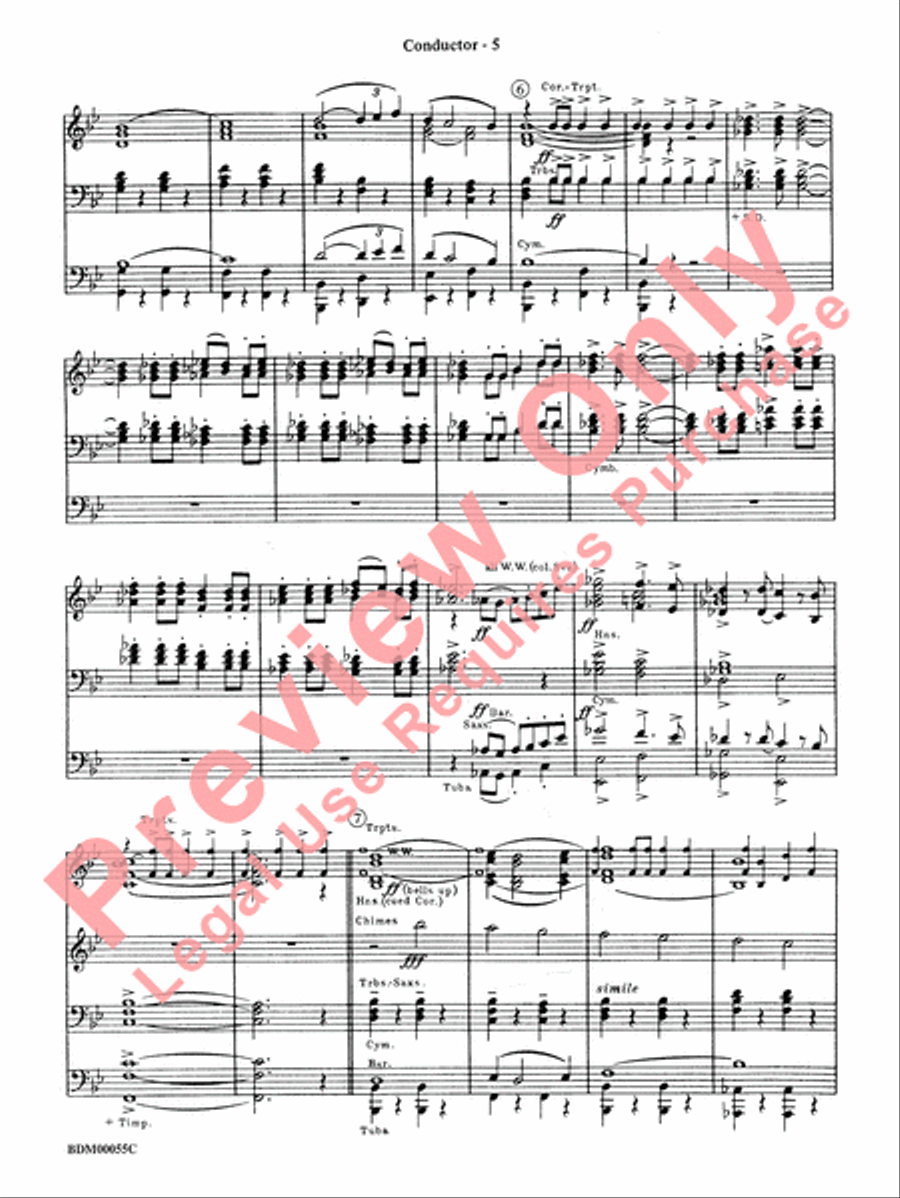 Proud Heritage Proud Heritage Concert Band scores gallery preview page 7