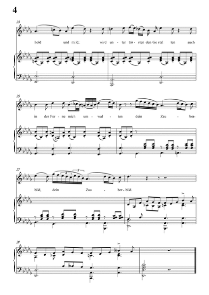Schubert-Blondel zu Marien in #C minor,for Vocal and Piano