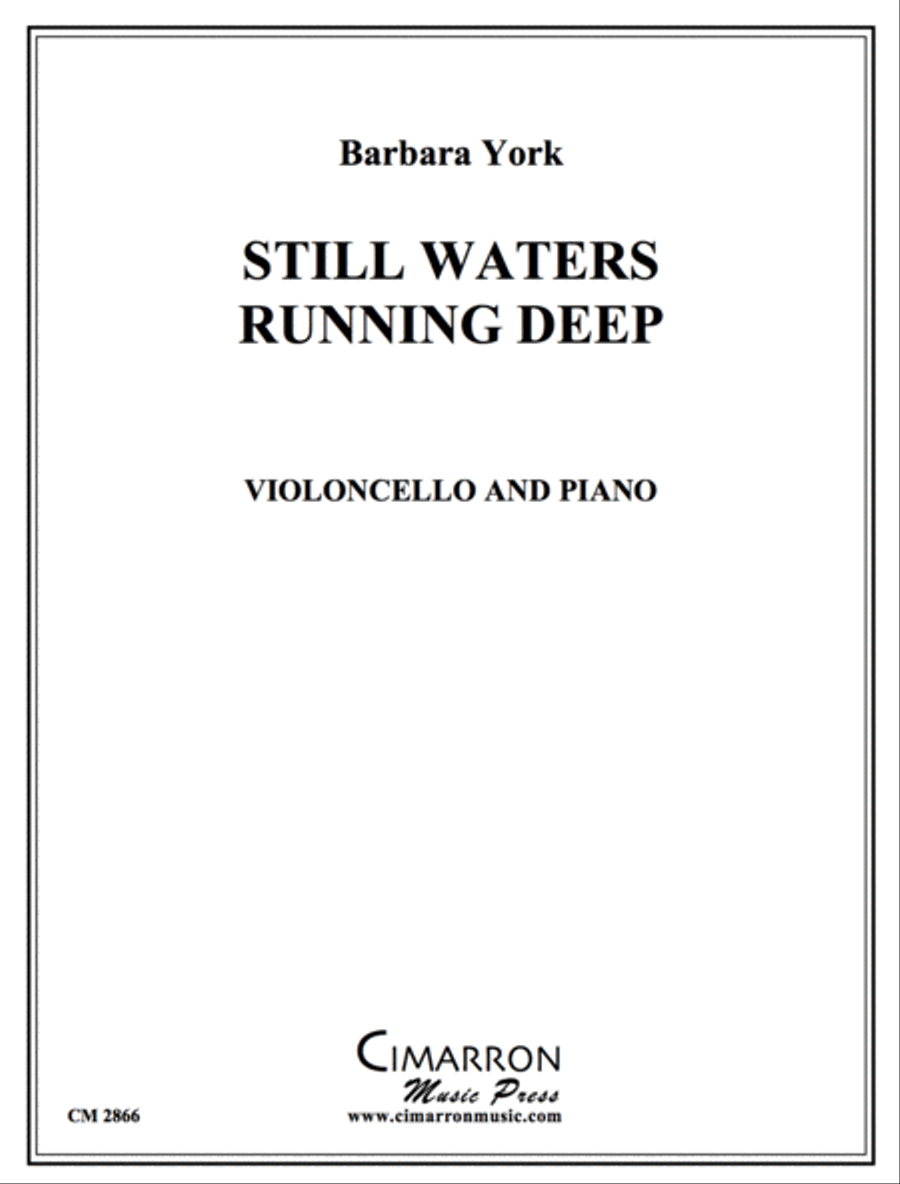 Still Waters Running Deep Piano Accompaniment scores gallery preview page 1